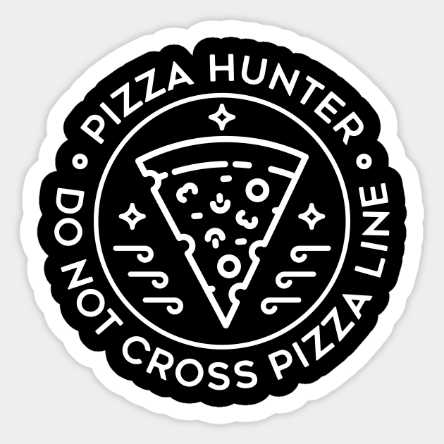 Pizza Hunter Sticker by VEKTORKITA